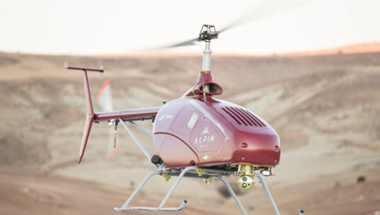İnsansız helikopter Alpin Manavgat yangınında havadan anlık görüntü sağlıyor