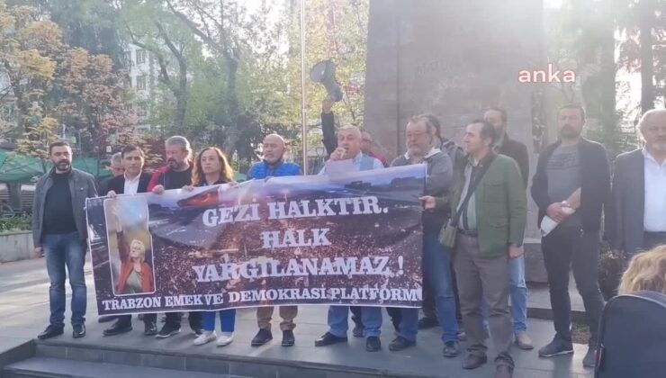 Gezi Davası’nda Verilen Cezalar Trabzon’da Protesto Edildi