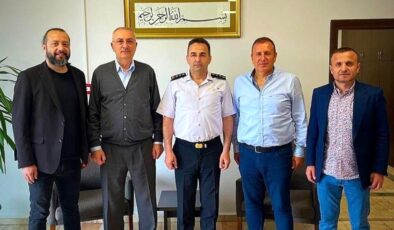 İl Jandarma Komutanı Albay Adem Şen’den Arsin OSB’ye ziyaret