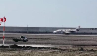 Rize-Artvin Havalimanı açılışa hazır: Test uçağı piste indi
