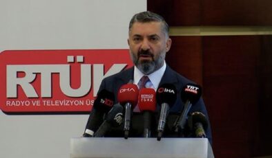 RTÜK Başkanı Şahin, ‘yabancı düşmanlığını körükleyen yayınlar’ için uyardı