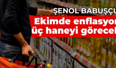Şenol Babuşçu: Ekimde enflasyon üç haneyi görecek