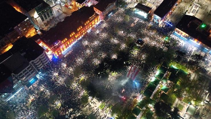Trabzonspor’un çılgın kutlaması bu kez İstanbul’da