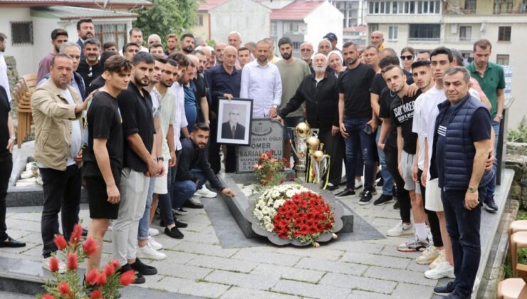 İstanbulspor kupasını Ömer Sarıalioğlu’nun mezarına götürdü