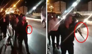 AKP’li Ağrı Belediye Başkanı Savcı Sayan uzun namlulu silahlarla sokağa çıktı
