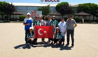 Alaçamspor bocce takımı Türkiye’yi temsil edecek