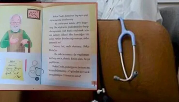 Çocuk kitabında doktorlara ilişkin skandal ifadeler