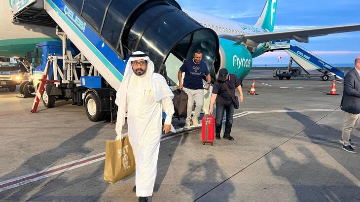 Suudi Arabistan’dan Trabzon’a bu yılın ilk charter uçuşu yapıldı