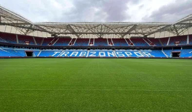Trabzonspor’un stadyumu yeni sezona hazırlanıyor