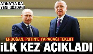 Erdoğan, Putin’e yapacağı teklifi ilk kez açıkladı! Yunanistan’a da yeni gözdağı