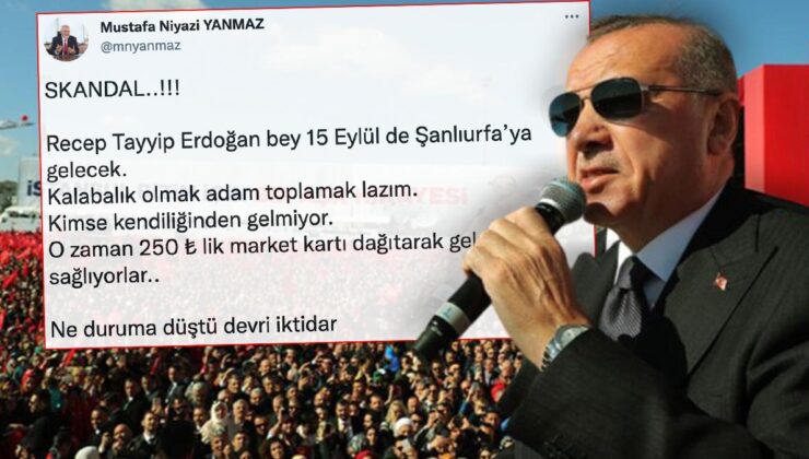 İddia: ‘Erdoğan’ın Mitingine Gelene 250 TL’lik Market Çeki’