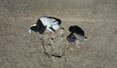 Kahramanmaraş’ta 7 bin 600 yıllık kadın iskeleti bulundu