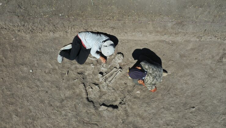 Kahramanmaraş’ta 7 bin 600 yıllık kadın iskeleti bulundu
