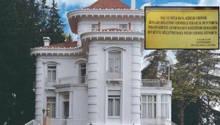 Trabzon Büyükşehir Belediyesi’nden ‘Atatürk Köşkü’ açıklaması