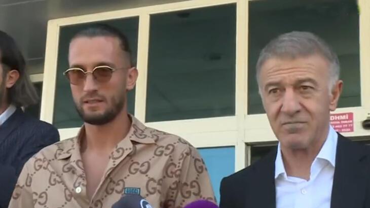 Trabzonspor’un yeni transferi Yusuf Yazıcı, İstanbul’a geldi