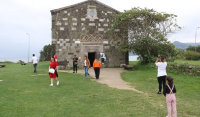 Yason Burnu Yarımadası’nda restorasyonu biten kilise ziyarete açıldı