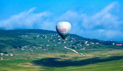 Yaylada balon turizmi başlıyor