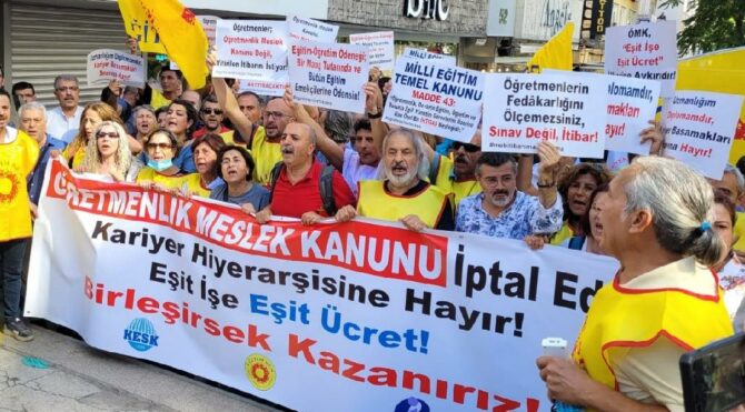 Öğretmenler Ankara’da büyük mitinge hazırlanıyor