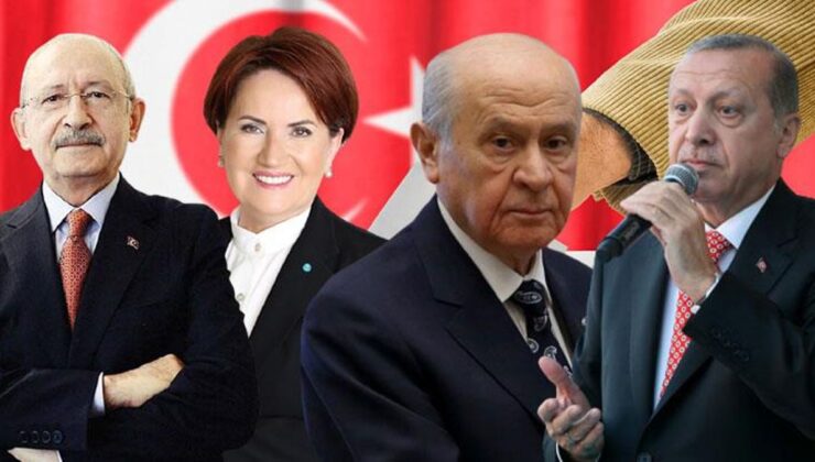 Türkiye’nin seçim havasına girdiği dönemde yapılan ankete AK Parti’nin oy oranı damga vurdu