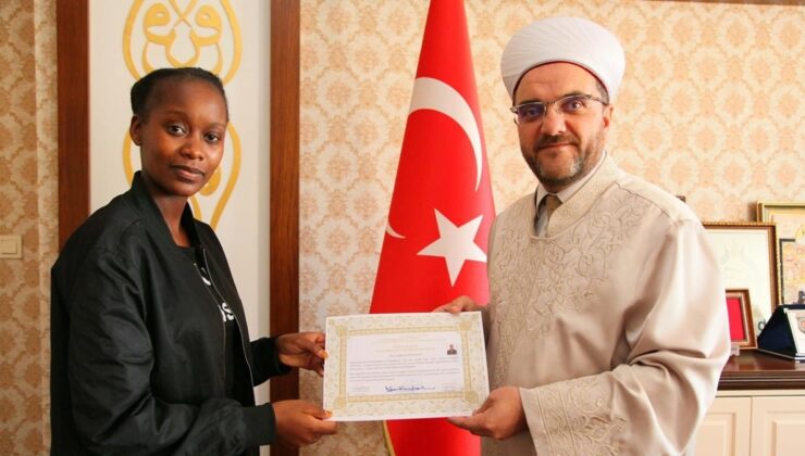 Kenyalı Hilda, Bursa’da Müslüman oldu