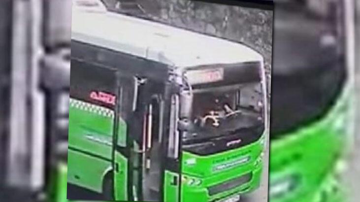 Tartıştığı yolcuyu bıçaklayıp, otobüsü gasbederek kaçtı