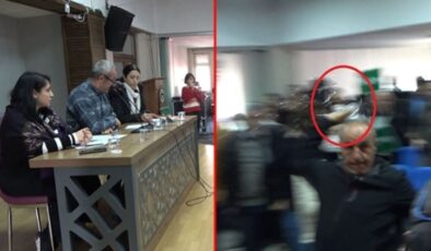 Tunceli Belediyesi’nin meclis toplantısında ‘katı atık tesisi’ gerginliği: Maçoğlu’na bardak fırlatıldı