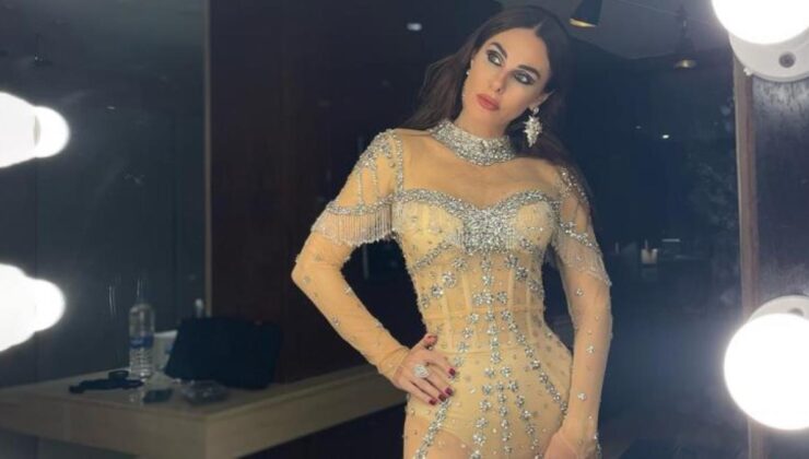 Defne Samyeli’nin transparan elbisesi sosyal medyada alay konusu oldu