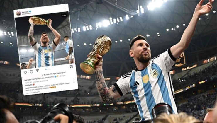 Lionel Messi’nin Dünya Kupası zaferi fotoğrafı ‘yumurta’ rekorunu kırdı!