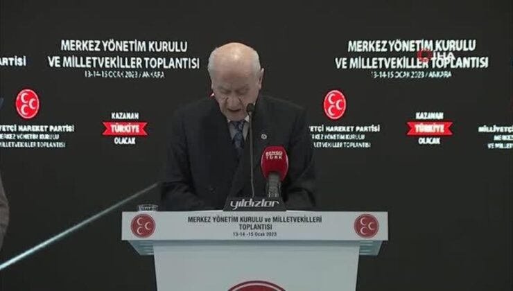 MHP lideri Bahçeli: “Stokholm’da Cumhurbaşkanımız sayın Recep Tayyip Erdoğan’a benzeyen cansız bir maketin PKK/YPG’li hainler tarafından ve gizli…