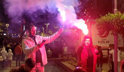 Trabzon’da kolbastılı yılbaşı kutlaması