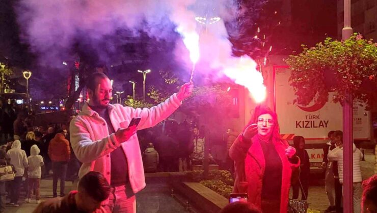 Trabzon’da kolbastılı yılbaşı kutlaması