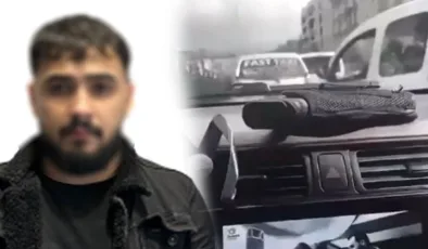 Silahlı paylaşımı yapan Suriyeli gözaltına alındı