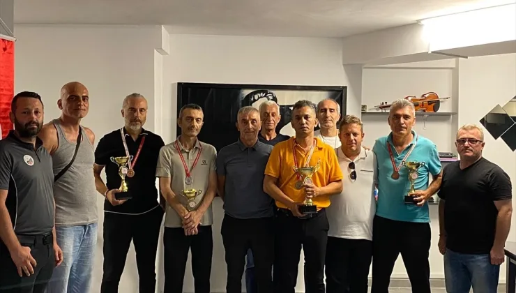 30 Ağustos Zafer Bayramı 3 Bant Bilardo Turnuvası Samsun’da Son Buldu