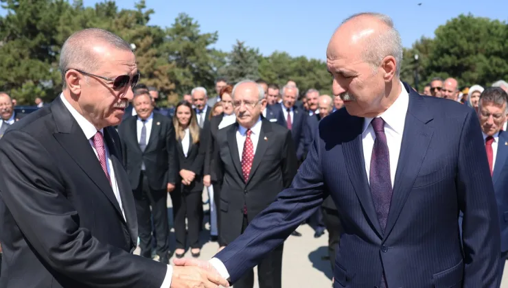 Anıtkabir’de tören: Erdoğan ve Kılıçdaroğlu aynı karede