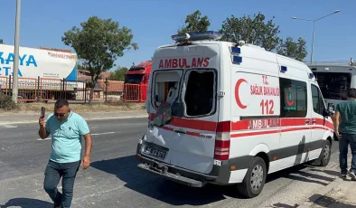 Beton mikseri yolcu otobüsü ve ambulansa çarptı: 14 yaralı