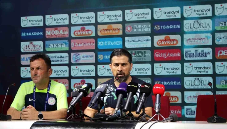 Çaykur Rizespor Teknik Direktörü İlhan Palut: Süper Lig’de daha iyi işler yapmak ve doğru hamleler yapmak istiyoruz