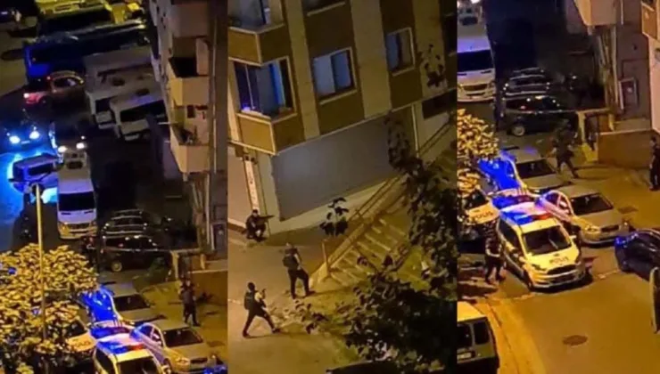 İstanbul’da polislere alçak saldırı böyle görüntülendi