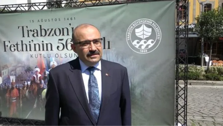 Trabzon’un fethinin 562’nci yıl dönümü kutlandı, Vali Ustaoğlu veda etti