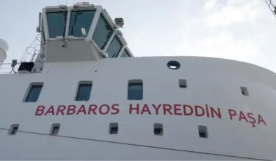 Karadeniz’de Sismik Araştırma Gemisi Trabzon Limanı’na Demirledi