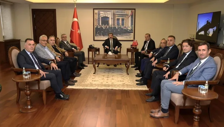 Samsun TSO Yönetimi Vali Orhan Tavlı’yı ziyaret etti