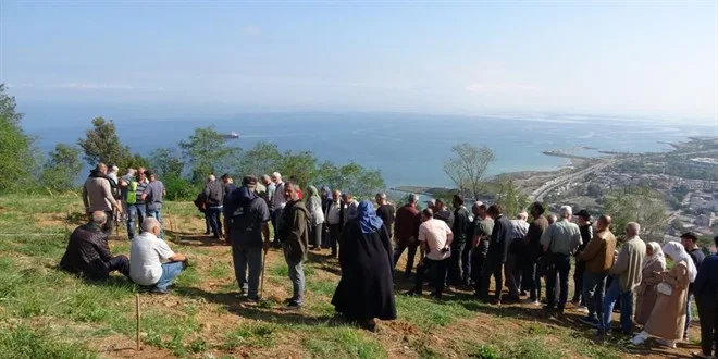 Trabzon’da Mezar manzarası için tartıştılar