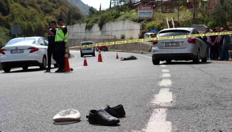 Trabzon’da yaşlı adam otomobilin çarpması sonucu hayatını kaybetti