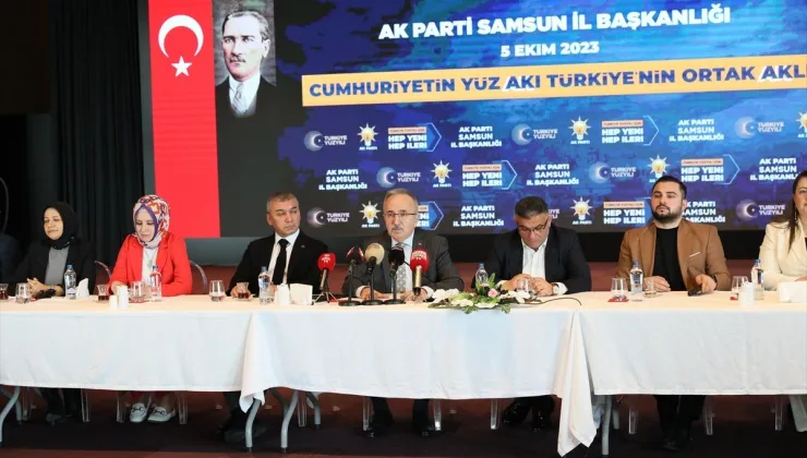 AK Parti Samsun İl Başkanı Köse, partisinin olağanüstü kongresi öncesi açıklamada bulundu