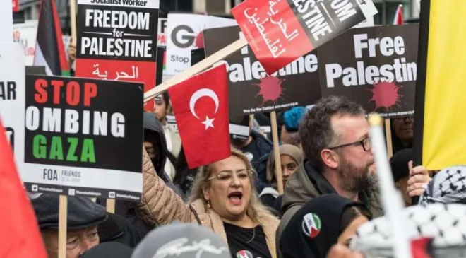 Gazze’ye destek yürüyüşündeki ‘cihad’ sloganı: İçişleri Bakanı Braverman, Londra polis müdürü ile görüşecek