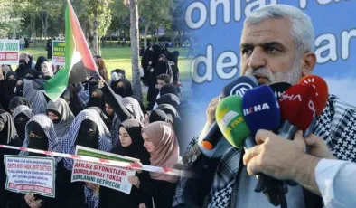 HÜDA PAR’dan Diyarbakır’da Filistinlilere destek çağrısı