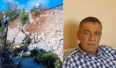 İstinat duvarı çadırının üzerine çöken depremzede öldü