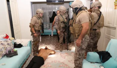 Mersin’de zehir tacirlerine operasyon: 35 gözaltı