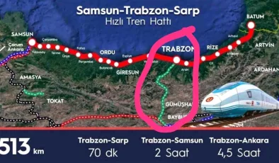 Rize İl Genel Meclisi Başkanı: Samsun-Sarp hızlı tren yolunun güzergahı rantabl değil