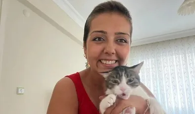 ‘Şans’ı kucağında: Kedi tırmığı sandı, kanseri yendi