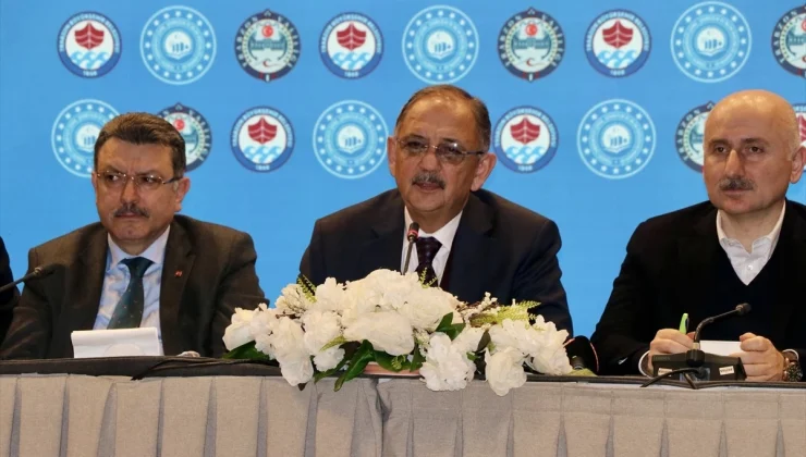 Çevre, Şehircilik ve İklim Değişikliği Bakanı Özhaseki, Trabzon’da konuştu Açıklaması